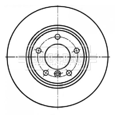 BORG & BECK Тормозной диск BBD5336